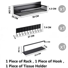 Metal Magnetic Spice Storage Rack for Refrigerator Oven Fridge Shelf