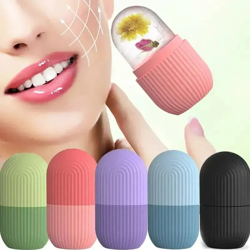 Silicone Ice Cube Trays Beauty Lifting Ball Face Massager Contouring