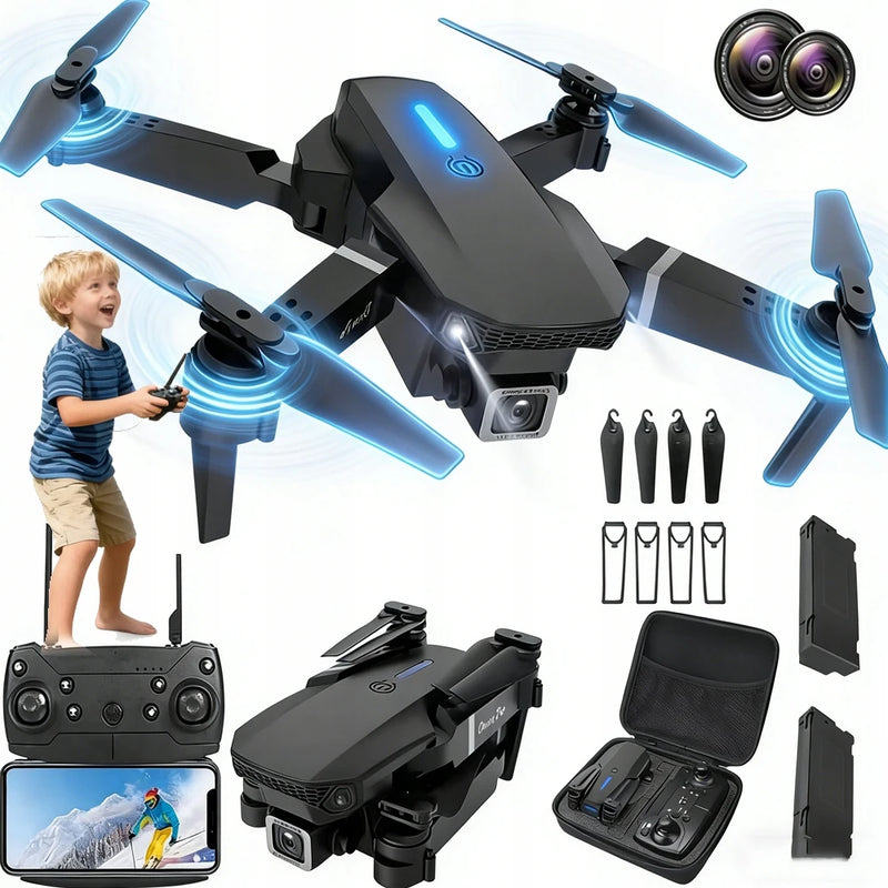 RC Quadcopter Drone 4K Dual Camera Altitude Hold WiFi FPV Real‑time