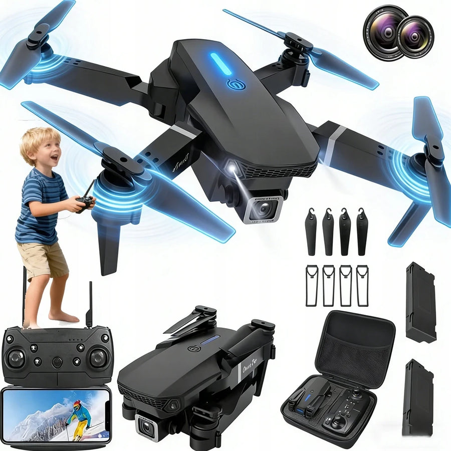 RC Quadcopter Drone 4K Dual Camera Altitude Hold WiFi FPV Real‑time