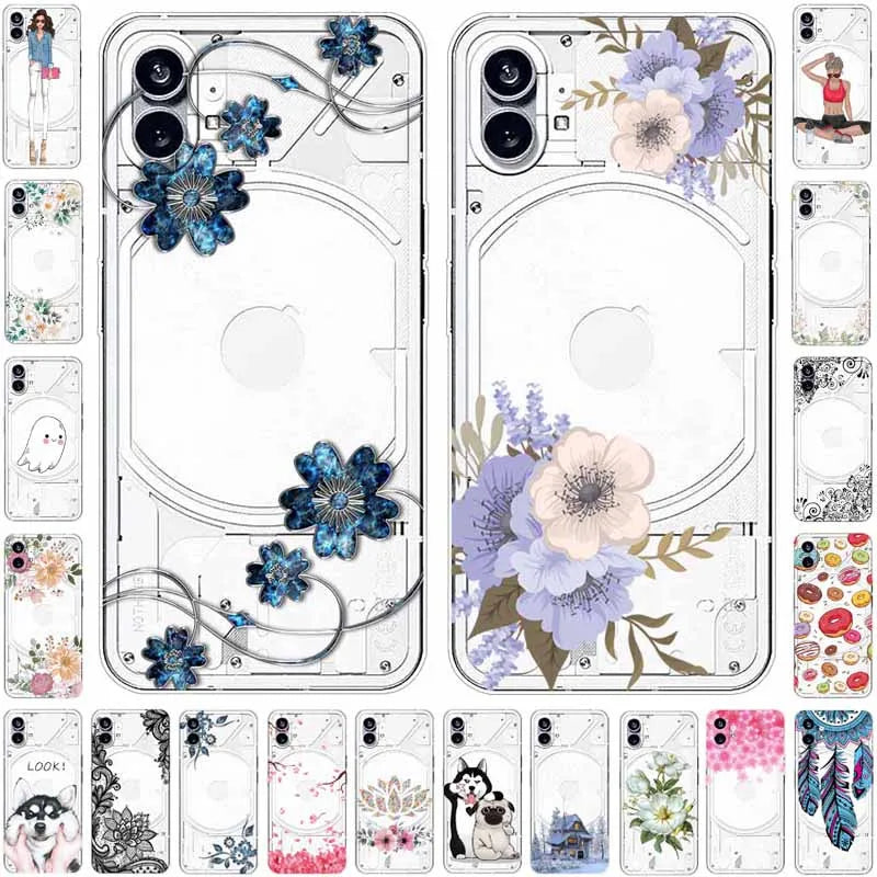 For Nothing Phone (1) Case A063 6.55" Clear Soft Transparent TPU Back