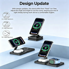 3 In 1 Wireless Charger Fast Charging Station For Phone Watch Earbuds