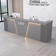 Hair Salon Cashier Reception Desk Counter Luxury Aesthetic Modern