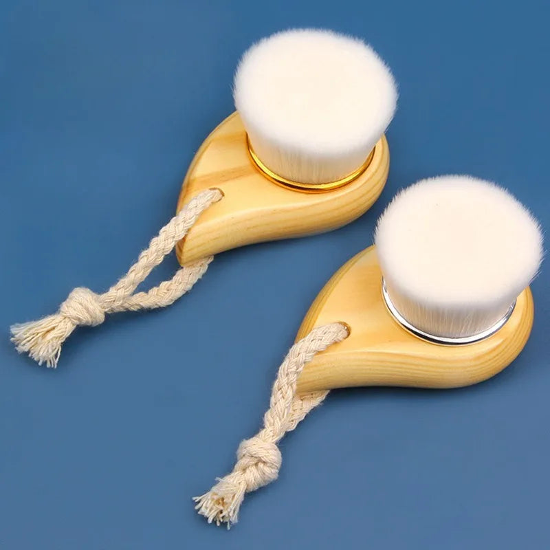 1pc Wash Face Brush, Soft Bristles, Silicone Facial Cleanser, Makeup