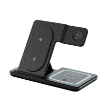 3 in 1 Foldable Night Light Wireless Charger Stand For iPhone 17 16 15
