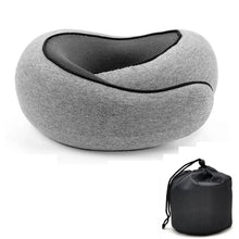Portable Adjustable Travel Neck Pillow Memory Foam U-shaped Snail Style