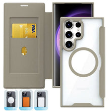 Magnetic Wallet with Card Holder Phone Case for Samsung Galaxy S24