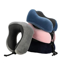 U Shaped Memory Foam Neck Pillows Soft Travel Pillow Massage Sleeping