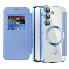 Luxury Flip Leather Card Clip Magnetic Phone Case for Samsung S26 S25