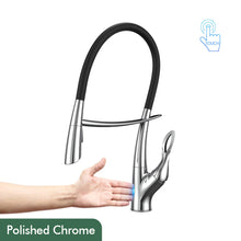 Pull Out Sensor Kitchen Faucet Single Handle Digital Display Sprayer