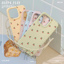 For iPhone 18 17 16 15 14 13 12 11 Pro Max Case Cute Cartoon Cherry