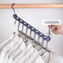 6/7/8 Holes Storage Rack for Clothes Hanger Organizer Foldable