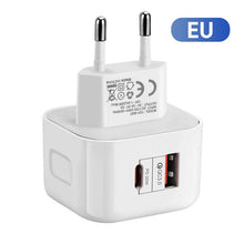 PD20W USB C Charger Fast Charging Quick Charge 3.0 Mobile Phone Type C