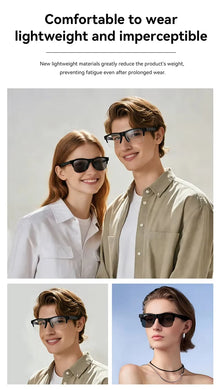 Lenovo 8K HD Touch Control Smart Eyewear, Wireless Bluetooth Photo &