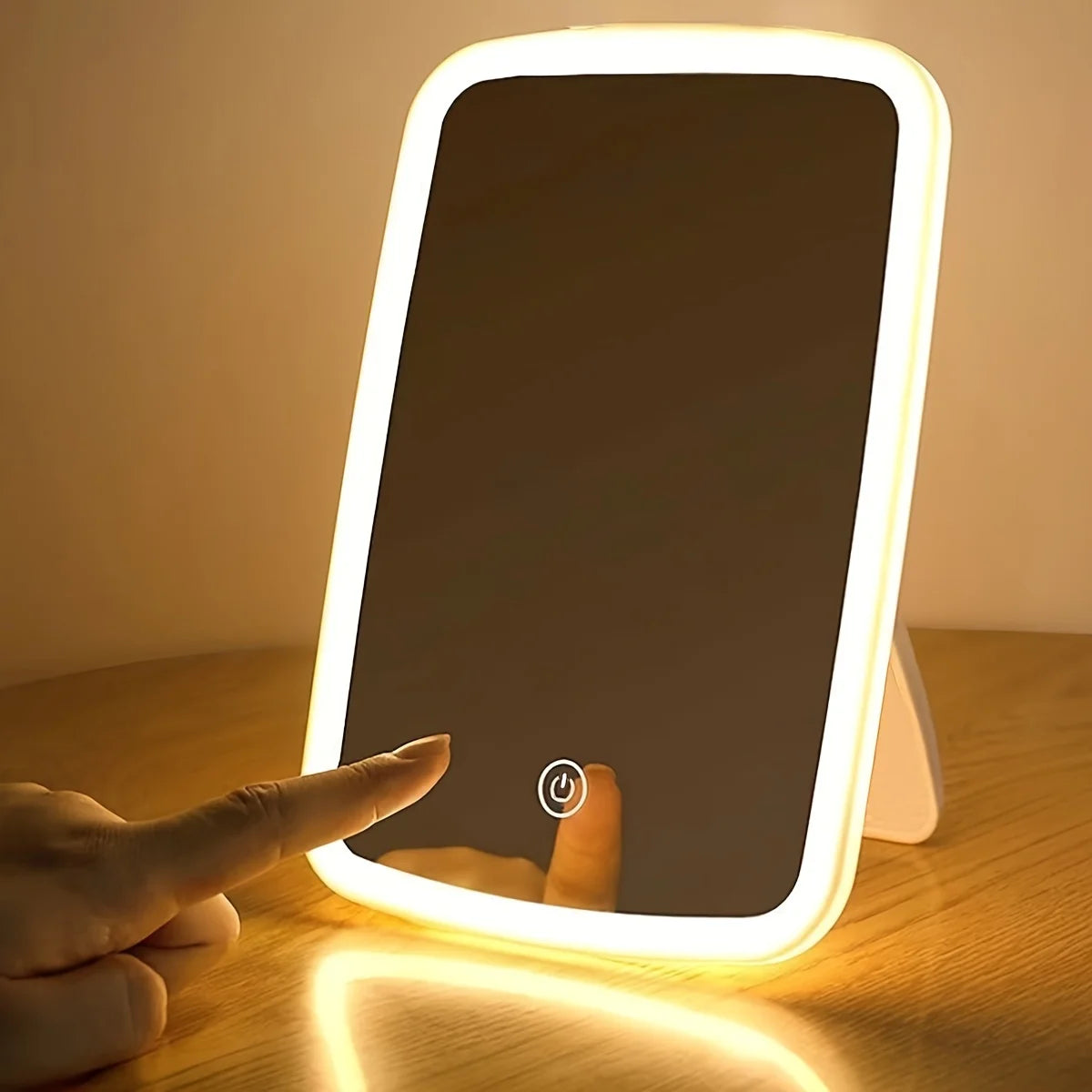 LED Makeup Mirror with Touch Sensor 3 Color Lighting Adjustable
