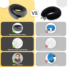 Portable U-shaped Pillow Memory Foam Snail Soft Noon Break Sleep