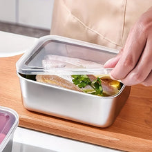 3/5/8pcs Stainless Steel Food Storage Containers Set With Lids