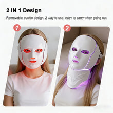 7 Colors Photon Face Neck Beauty Mask Wireless Facial LED Repair Skin