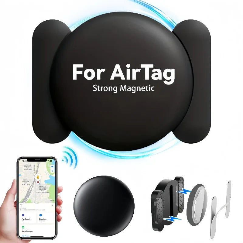 Magnetic Smart Tag Locator for Apple AirTag Mini GPS Tracker Car