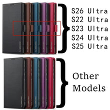 Flip Leather Case For Samsung Galaxy A15 A35 A55 A14 A34 A54 A56 A16