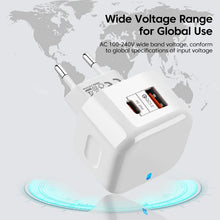 PD20W USB C Charger Fast Charging Quick Charge 3.0 Mobile Phone Type C