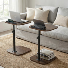 Height Adjustable C-Shaped Bedside Table Portable Laptop Desk Sturdy