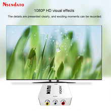 1080P Mini Video Convertor VGA to RCA AV Converter Conversor with 3.5mm