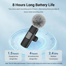Type-C Port Professional Wireless Lavalier Microphone for Smartphones