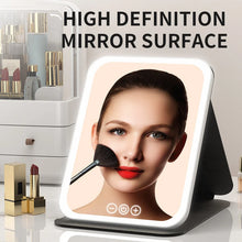 LED Dimmable Makeup Mirror 3 Colors Light Modes Adjustable Brightness