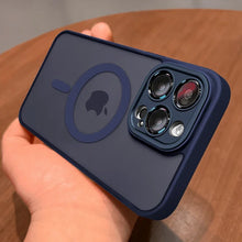 Magnetic Luxury Lens Protector Matte Translucent Case For iPhone 17 18