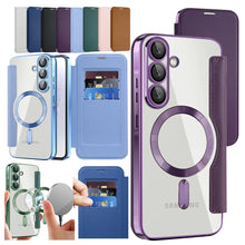 Wireless Charging Flip Case for Samsung Galaxy A35 A36 A55 A15 A16 A17