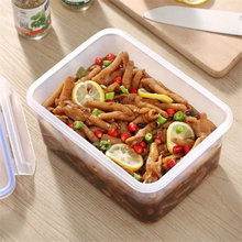 1/4pack Food Storage Containers Transparent Kitchen Organization Boxes
