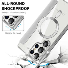 Card Holder Magnetic Leather Case for Samsung Galaxy S25 Ultra S24 Plus
