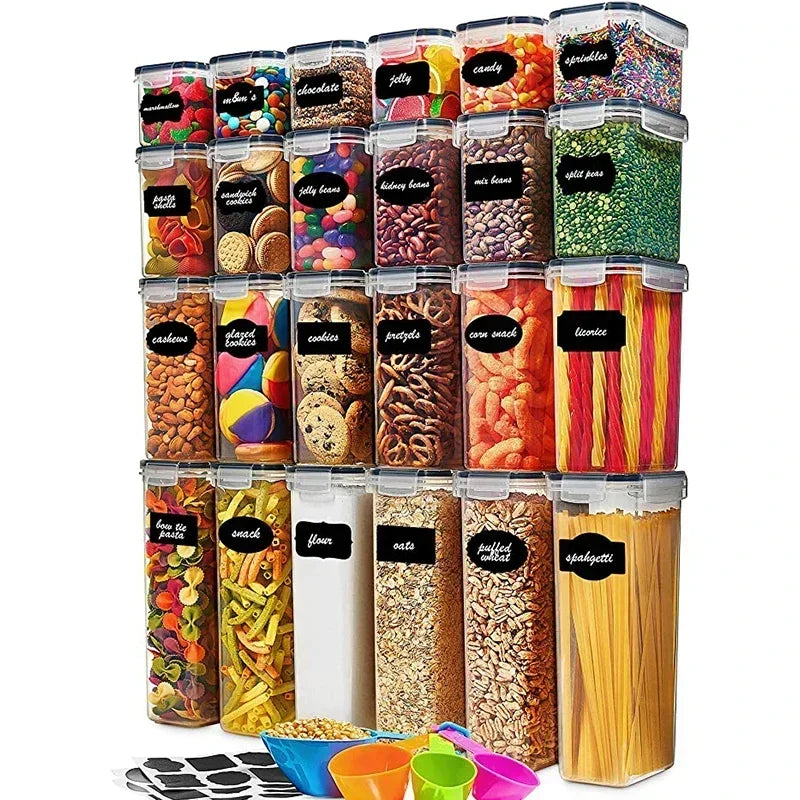 Food Storage Containers Kitchen Organizer and Container with Lids