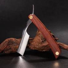 Men's Manual Vintage Shaving Razor Stainless Steel Blade with Ebony