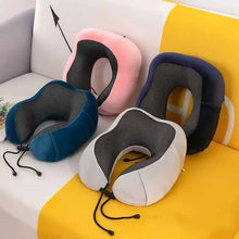 U Shaped Memory Foam Neck Pillows Soft Travel Pillow Massage Sleeping