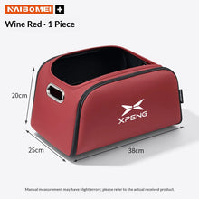 Car Trunk Organizer Box Storage Bag with Built-in Pocket For Xpeng P7