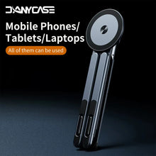 3in-1 Portable Magnetic Phone Holder Tablet Stand Adjustable Aluminum