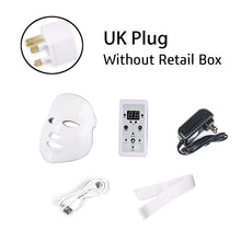 Led Facial Mask Light Therapy Face 7 Colours Beauty Devices Skin