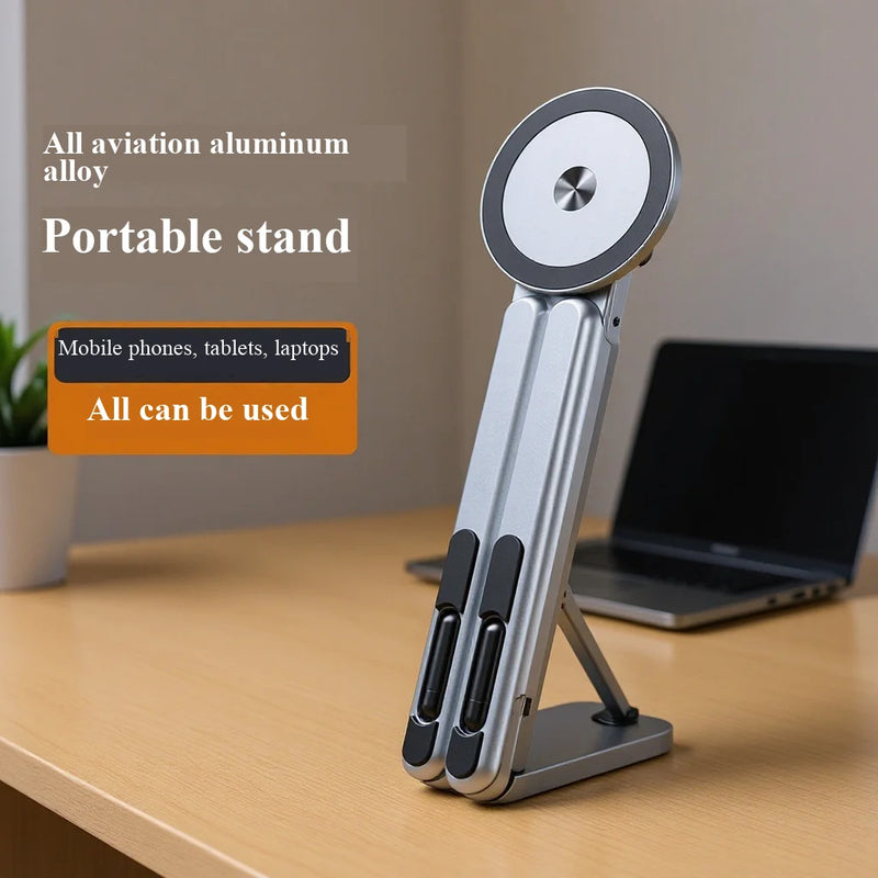 Magnetic Aluminum Alloy Flat Panel Bracket, Portable Multi-Function