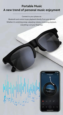 Lenovo 8K HD Touch Control Smart Eyewear, Wireless Bluetooth Photo &
