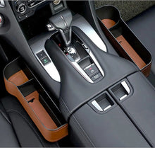 Car Seat Gap Filler Manager Leather Multifunctional Car Seat Storage