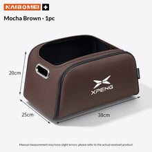 Car Trunk Organizer Box Storage Bag with Built-in Pocket For Xpeng P7