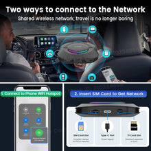 2026 Carlinkit Ai Box LED Android Wireless Carplay Adapter 13 Qualcomm