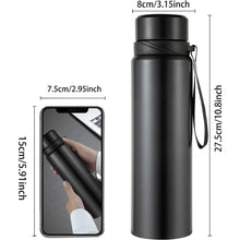 1000ml Stainless Steel Insulated Water Bottle Keeps Drinks or Cold for