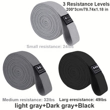 Fitness Resistance Bands Knit Elastic Stretch Training Pulling Large
