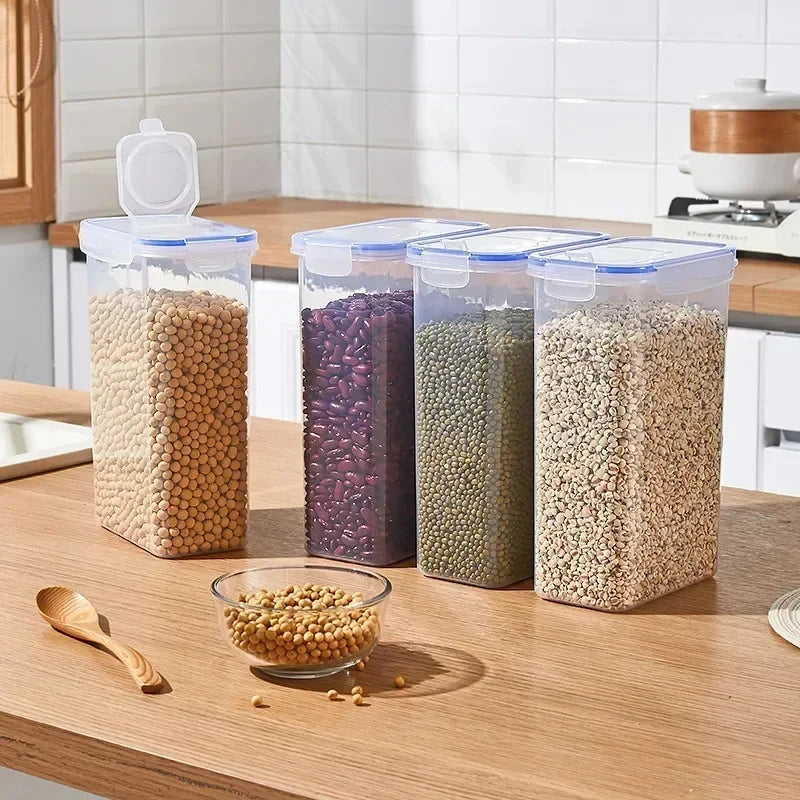 Food Storage Containers with Lids Stackable Treat Box for Kitchen
