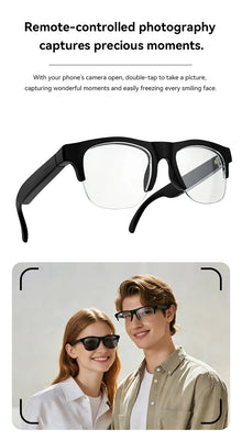 Lenovo 8K 1800MP AI Smart Glasses Hands-Free Calling Translation Chat