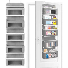 5-Shelf Hanging Storage Organizer - Behind Door Anti-Tilt 5 Large