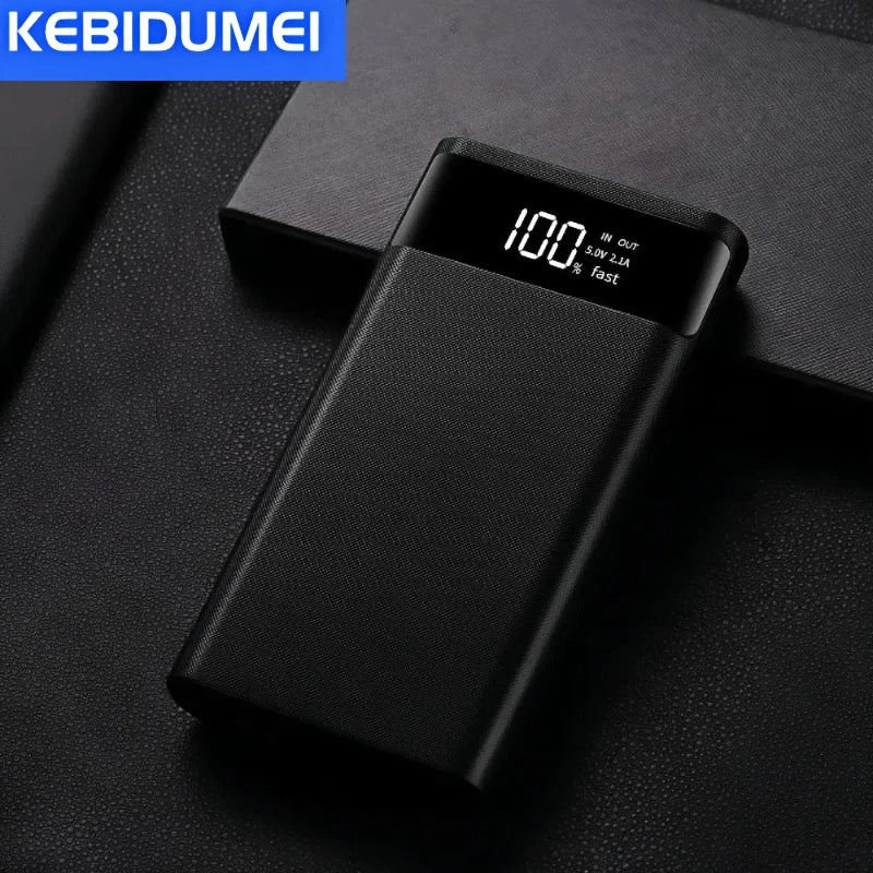 6*18650 Battery Holder Dual USB Power Bank Box Mobile Phone Charger DIY